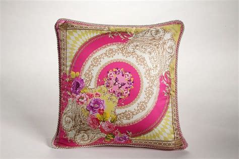 versace throw|pink versace cushions.